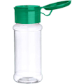 Miniatyrbilde 5 av 5: 2-pakning 100ml Plastkrydderkrukker Flasker Beholdere med Svart Lopp - Perfekt for Oppbevaring av Krydder, Urter og Pulver En Størrelse