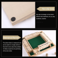 Miniatyrbilde 5 av 5: Shut The Box Terningspill, Klassisk 4-Siders Trebrett Spill Brett 10 Tall Klassiske Bordspill for 2-4 Spillere (Grønn, 8,8 tommer)