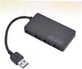 Miniatyrbillede 5 af 8: USB-enhedsforbindelse 4 USB-hubporte USB-splitter USB-port til smartphone USB-adapter Sort