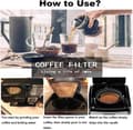Miniatyrbilde 4 av 5: Universelt permanent kaffefilter vaskbart og gjenbrukbart husholdningsprodukt