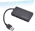 Miniatyrbillede 4 af 8: USB-enhedsforbindelse 4 USB-hubporte USB-splitter USB-port til smartphone USB-adapter Sort