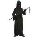 Lejemorder Halloween-kostume med glødende røde øjne til børn M
