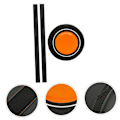 Miniatyrbillede 2 af 5: Taekwondo Kick Pads Boksning Karate Pad PU Læder Muay Art Kickboxing Punch Mitts Punching Bag Kicking Shield Træning