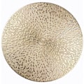 Pikkukuva 1 / 5: IC Pyöreät Pöytätabletit Kulta Metallinhohto 4 kpl 38,1 cm, Pestävä Helppo Puhdistaa Pyyhittävä Liukumaton Tahroja Hylkivä Lämmönkestävä Pöytäliina