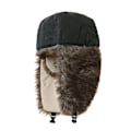 Miniatyrbilde 4 av 5: 2 stk Vanntett Vinter Trapper Unisex Premium Styrke Øreklaff Hakestropp Kaldt Vær Utendørs - Svart+Hvit