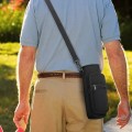Pikkukuva 3 / 4: Vedenpullon Sling-laukku Hylkykantaja 32oz, Eristetty Ristiinasetettava Vedenpullon Kotelo Kansi Hihnan ja Taskujen kanssa Miehille/Naisille