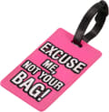 Bagageetikett Rosa Pink