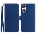 Wallet Case for Oppo A58 4G Sunflower Pattern Stand Leather Case with Hand Strap Style E Style E