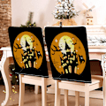 Miniatyrbild 3 av 5: Stolsöverdrag, Halloween Spökhus Stolsöverdrag, Stolsöverdrag för Matrum 8-pack, Sittdynor för Matstolar