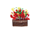 Miniatyrbilde 1 av 5: Hage Ornament Simulering Potteplanter Leireblomster For Minihus Dekorasjon 2.8X2cm 2.8X2cm