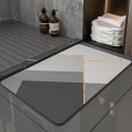 Pikkukuva 5 / 5: Imuva Diatomimaa-Ovimatto, Kylpyhuoneen Toiletin Liukastumattomat Ovipatjat B