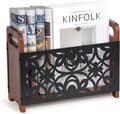 Magazine rack, freestanding magazine rack, display stand/storage basket for newspapers and documents