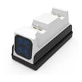 Miniatyrbillede 3 af 5: Controlleroplader, 2H Hurtigoplader med 2 Typer PS5-Controllerkabel, Controllerkompatibel Ladestation