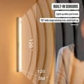 Miniatyrbild 3 av 4: Rechargeable Magnetic LED Light, Smart Sensor, 3 Color Modes, Auto On/Off, No Drilling Required (Black, 40cm)