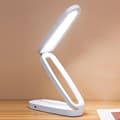 Fällbar LED-skrivbordslampa, liten läslampa för böcker med 3 lägen