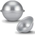 Miniatyrbillede 1 af 5: En aluminiums bageform (10 cm) Halvkugle Kageforme Dessert Pudding
