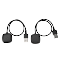 Miniatyrbillede 1 af 5: 2 stk 5V Smartwatch Oplader Trådløs Opladningsdock Dataoverførsel Ladekabel til Fitbit Versa 3 Sense