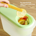 Miniatyrbillede 4 af 5: 3,5 l Stor Kapacitet Plastik Drikkedispenser, Drikkedispenser Med Hane Is Limonade Juice Beholder