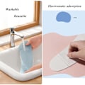 Miniatyrbild 4 av 5: Tjockt Varmt Vadderat Toalettsitsöverdrag | Självhäftande Tvättbar Återanvändbar Toalett Memory Foam Kudde (4 st)