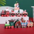 Miniatyrbillede 3 af 4: Juleideer små tog butik vinduer kontor dekorationer julegaver til børn