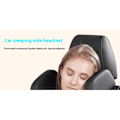Miniatyrbillede 2 af 5: Sort Memory Foam Bilpude, Justerbar Nakkestøtte til Børn til at Sove i Bilen. Indbygget Memory Foam kan Genoprettes