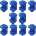 10-pack trampolinstolpskydd, hållbara trampolinstängselstolpskydd, tjockt trampolinskydd för nätkrok trampolinnät (blå-FA6-