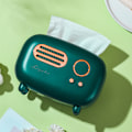 Miniatyrbillede 4 af 5: Vævæskeskrin Cover Holdere Retro Radio Model Vævæskeskrin Vævæskeskrin Multifunktionel i Hjemmet Stue Sød StilKl