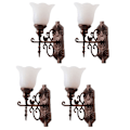 Miniatyrbilde 3 av 5: 4 stk Simulerte Mini Hagelamper Modell Lys Modell Sandbord Lampe Dekorasjoner 1.7X2.5CM 1.7X2.5CM