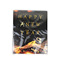 Miniatyrbild 4 av 5: Svart Happy New Year Girlang med Glimmande Gyllene Bokstäver, för din underbara familj och vänner (20*16cm)