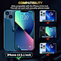 Pikkukuva 2 / 7: [3+3] 3 kpl näytönsuoja ja kameran linssinsuoja iPhone 13:lle