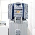 Miniatyrbild 5 av 5: Vikbar Reseväska Tote Lätt Vikt Vattentät Duffel Bärförvaring Bagage Bärbar Vikbar Väska Vikbar Reseväska för Blå 1