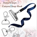 Miniatyrbilde 1 av 5: 10 stk nøkkelringklips, ringklips nøkkelring snor swivel snap kroker klips på nøkkelring for håndverk og veskeutstyr