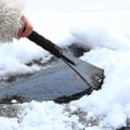 Miniatyrbilde 2 av 5: Sneskovl, Sneskovl Med Komfortabel Håndtak, Vinterbil Vindrute Rengjøringsverktøy For Avfrosting Snøfjerning Skøvling Feie (1 stk, Svart)
