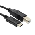 Miniatyrbillede 3 af 5: USB-C USB 3.1 Type C Hanstik til USB 2.0 B Type Hanstik Datakabel til Mobiltelefon & Macbook &