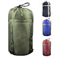 Miniatyrbild 4 av 4: Sovsäck 4 Säsonger Vattentät Utomhus Camping Vandring Kuvert Enkel Zip Bagpockets Endast, Sovsäck Ingår Inte Militärgrön Military green