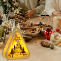 Miniatyrbilde 5 av 5: Jule Retro Nattlys, Julenissen Liten Gave Juletrepynt, Julelys Flammeløse for Hjemmedekorasjon
