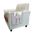 Miniatyrbillede 2 af 5: Grå Sofa Couch Armrest Organizer, TV-fjernbetjening Holder, Lænestol Caddy til forskellige steder （35*13 tommer）