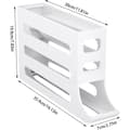Miniatyrbild 2 av 5: 30-Egg Egg Storage for Refrigerator - Automatic Rolling Egg Storage for Refrigerator Y