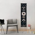 Pikkukuva 5 / 5: Kuu-tapetti Psykedeelinen Seinävaate Tapetti Koti Sisustus Makuuhuoneelle 51 X 13 Tuumaa (130 X 32 Cm), Musta