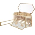 Miniatyrbillede 2 af 5: tectake Hamsterbur i træ med tilbehør Brown
