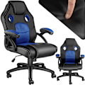 Miniatyrbillede 1 af 10: tectake Gamerstol Mike -  sort/blå Blue