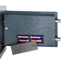 Miniatyrbillede 5 af 5: tectake Elektronisk pengeskab 20 x 31 x 22cm + 4 batterier Black