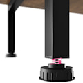Miniatyrbillede 9 af 9: tectake Reol Glasgow 106 x 34,5 x 179,5 cm -  Industrielt mørkt træ, rustikt Dark brown