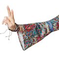 Miniatyrbillede 5 af 7: tectake Hippie Girl Harmony kostume MultiColor M