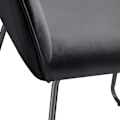 Miniatyrbillede 9 af 11: Spisebordsstol Jeane, velour - Velour sort/sort,pr. stk. Velour sort/sort