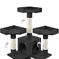 Miniatyrbillede 4 af 9: tectake Kradsetræ Barney -  sort Black