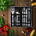 Miniatyrbillede 8 af 9: tectake Grillbestik 18 dele rustfrit stål Grey