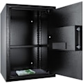 Miniatyrbillede 4 af 6: tectake Stort elektronisk pengeskab 50x35x34 + 4 batterier Black