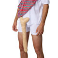 Miniatyrbillede 6 af 9: tectake Fræk Highlander kostume White S