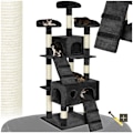 Miniatyrbillede 4 af 8: tectake Kradsetræ Mogli -  sort Black